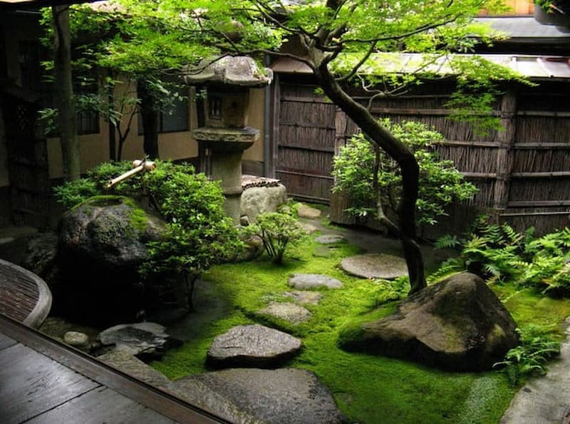 halaman belakang rumah zen garden