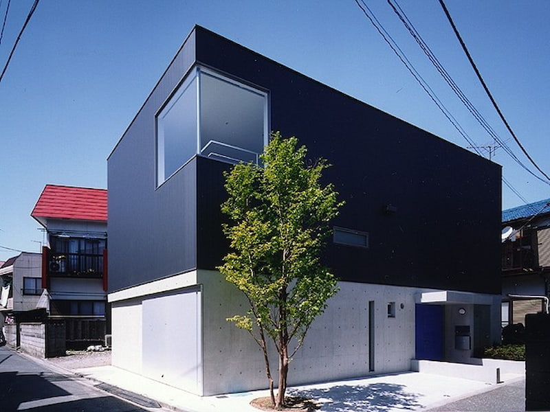 desain rumah jepang minimalis berbahan beton