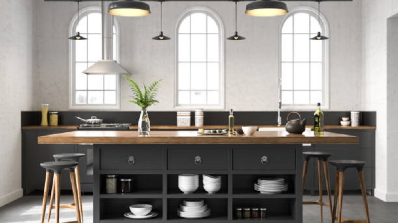 dapur minimalis netral dan elegan