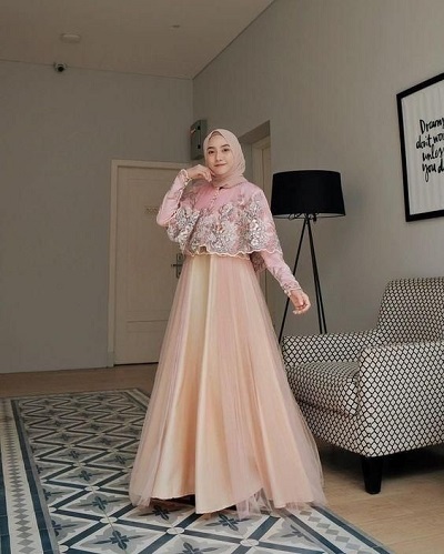 kebaya Dress Capelet hijab